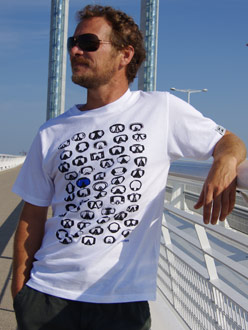 tee-shirt Dykkeren The Eco-Friendly Divewear Fairwear coton bio Masques plongée sous-marine